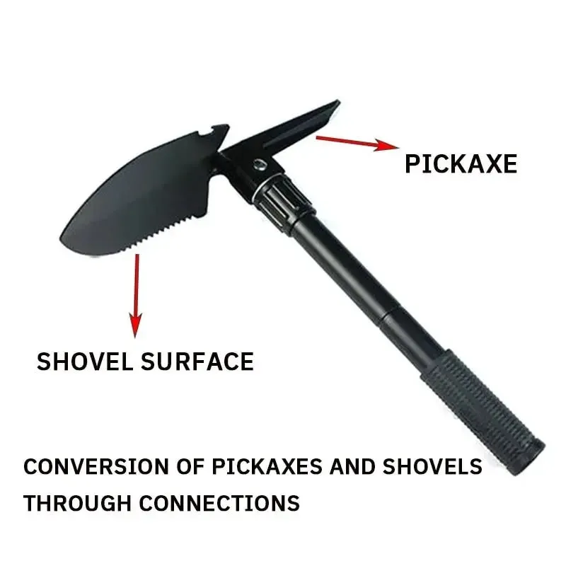 1PC Multifunctional Folding Military Engineer Shovel