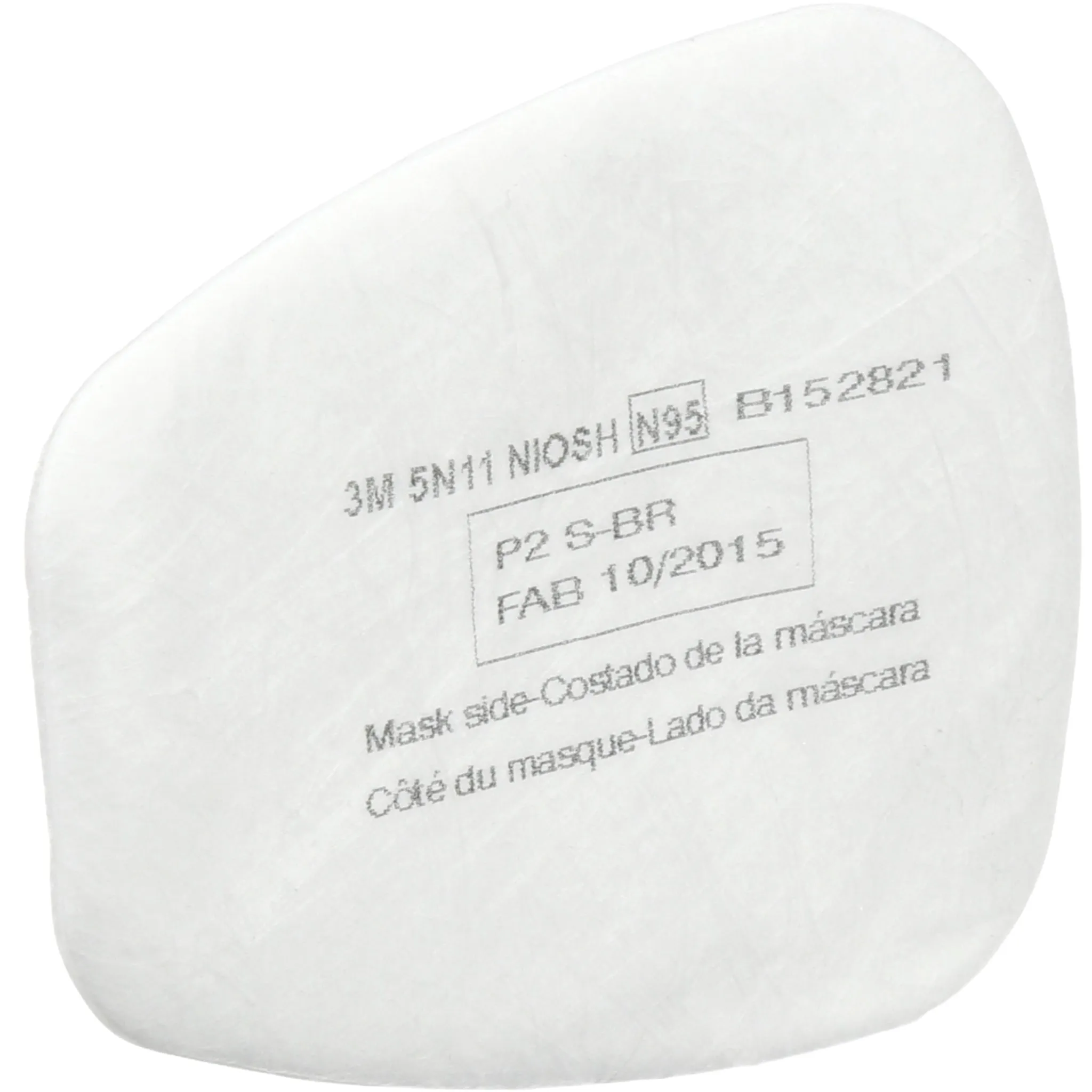 3M 5N11 N95 Particulate Filter, Box of 10