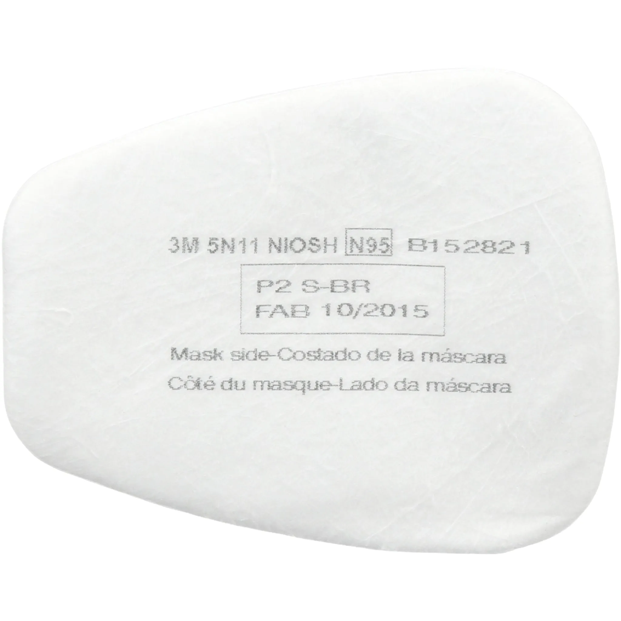 3M 5N11 N95 Particulate Filter, Box of 10