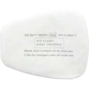 3M 5N11 N95 Particulate Filter, Box of 10