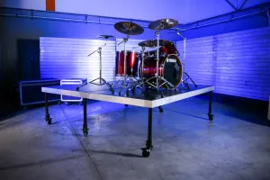 6'X8' Rolling Drum Riser