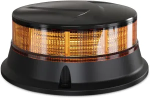 Agrieyes - Amber Beacon Light 4.2Inch, Flashing Safety Warning - Permanent Mount