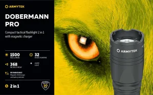 ARMYTEK DOBERMANN PRO MAGNET USB - XHP35 HI WHITE