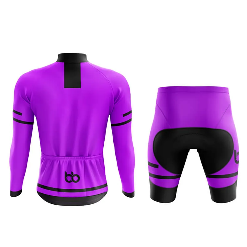 Bicycle Booth Outline (Purple) Aero Cycling Kit