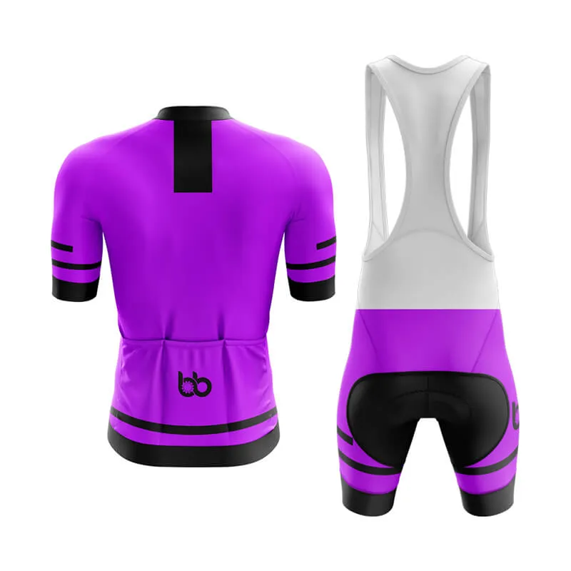 Bicycle Booth Outline (Purple) Aero Cycling Kit