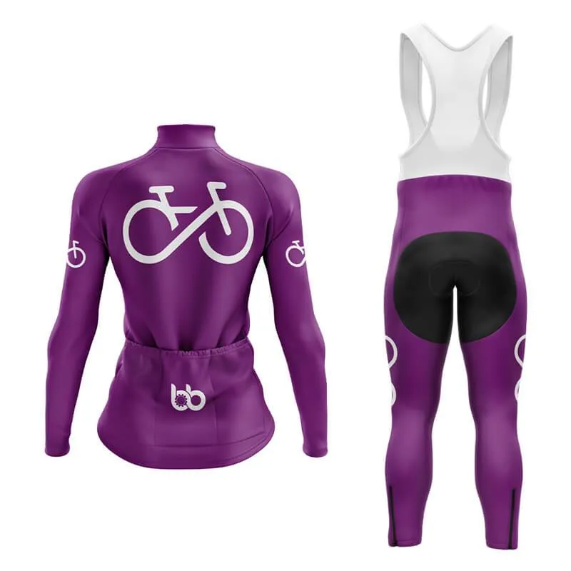 Bike Forever 2.0 Aero Cycling Kit (Purple)