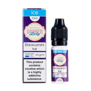 Blackcurrant Ice 50/50 E-Liquid by Dinner Lady