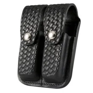 Boston Leather Double Mag Holder - 9mm/40Cal.