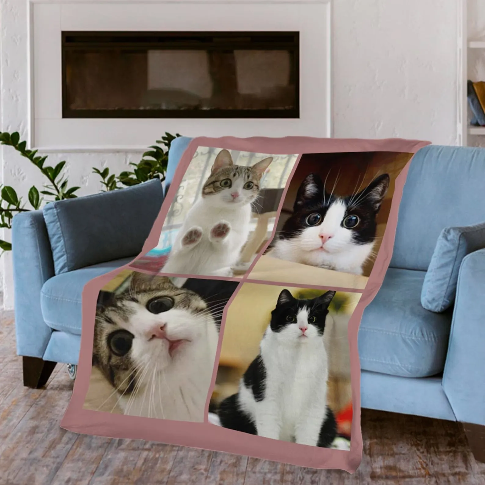 Custom Pet Soft Blanket With Pictures