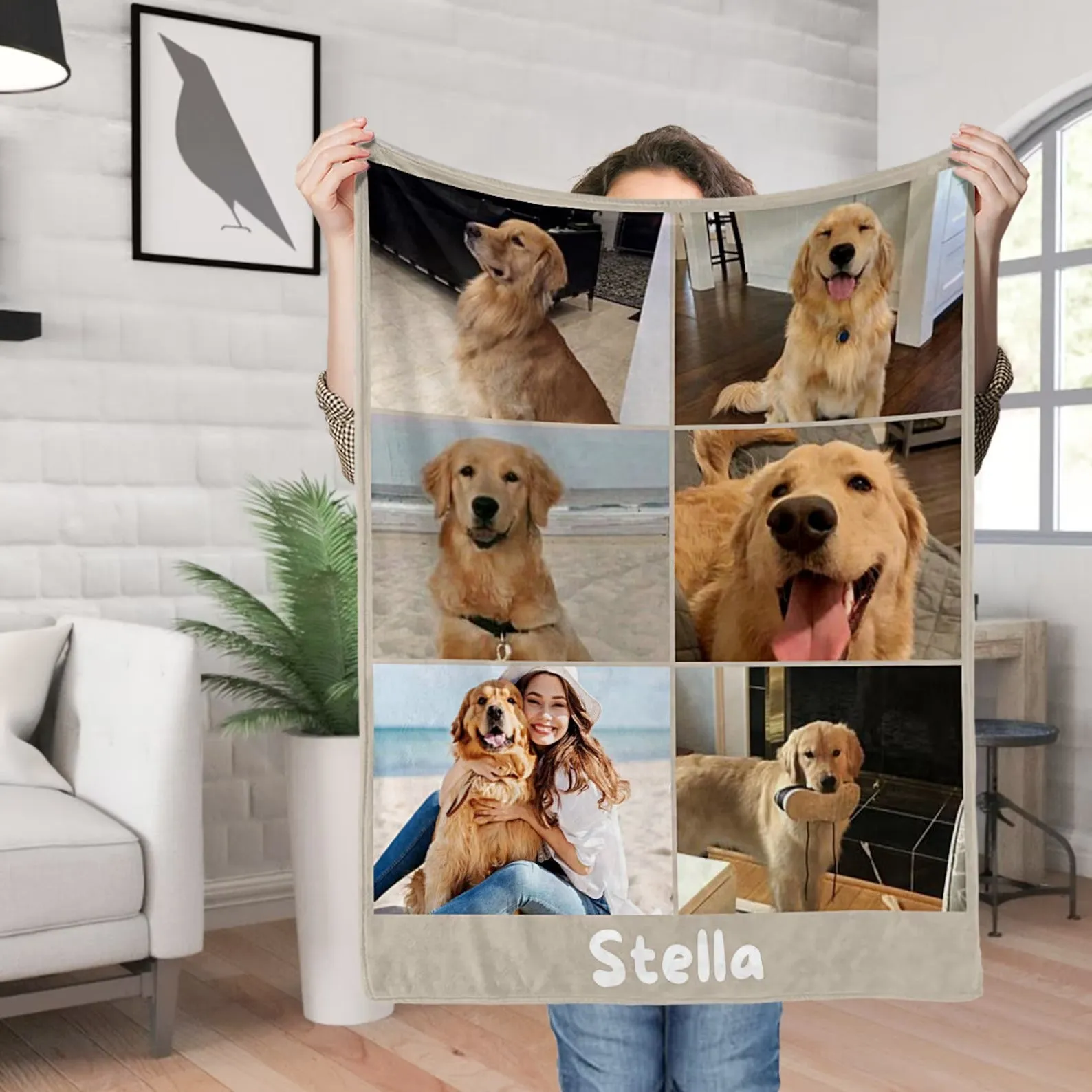 Custom Pet Soft Blanket With Pictures