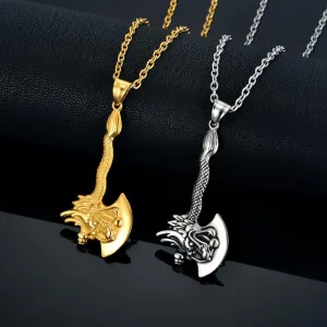 Dragon Axe Necklace