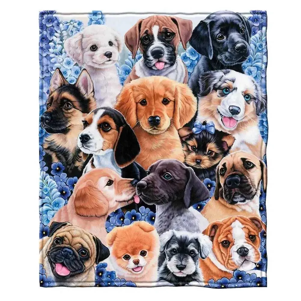 English Bulldog Awesome Funny  Dog Blankets Coral Fleece Winter Lightweight Thin Throw Blanket for Home Office Rug Piece