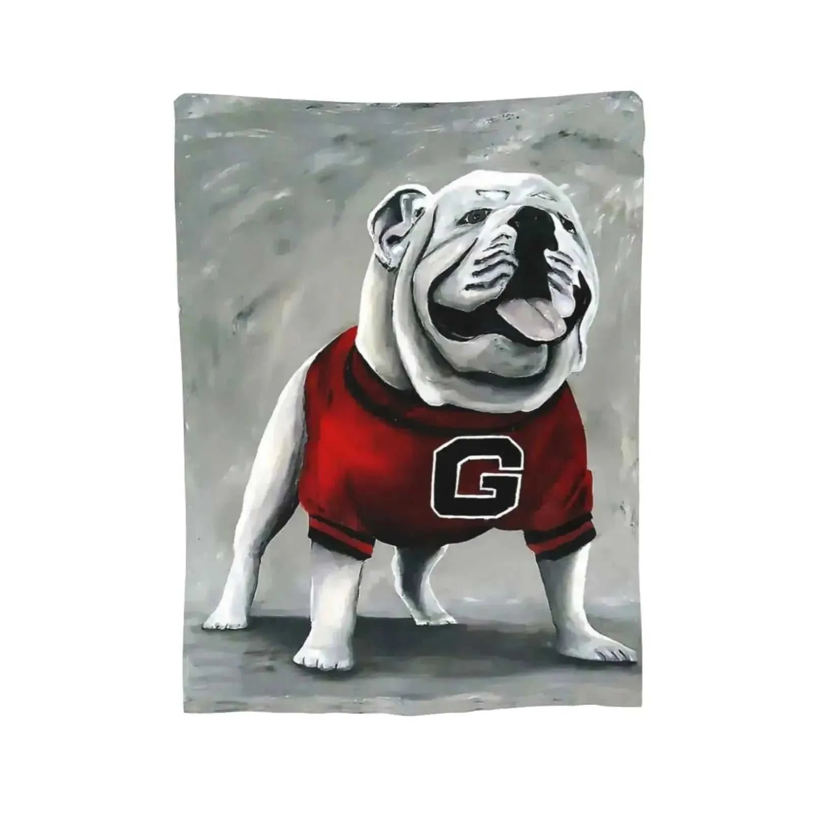 English Bulldog Awesome Funny  Dog Blankets Coral Fleece Winter Lightweight Thin Throw Blanket for Home Office Rug Piece