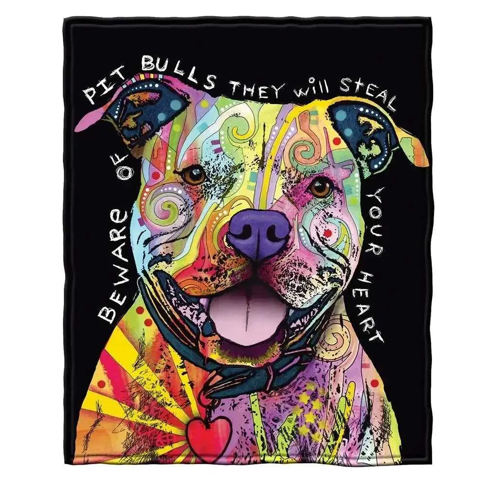 English Bulldog Awesome Funny  Dog Blankets Coral Fleece Winter Lightweight Thin Throw Blanket for Home Office Rug Piece