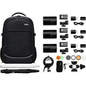 Godox AD100Pro 3 Light Flash Kit With Carry Bag