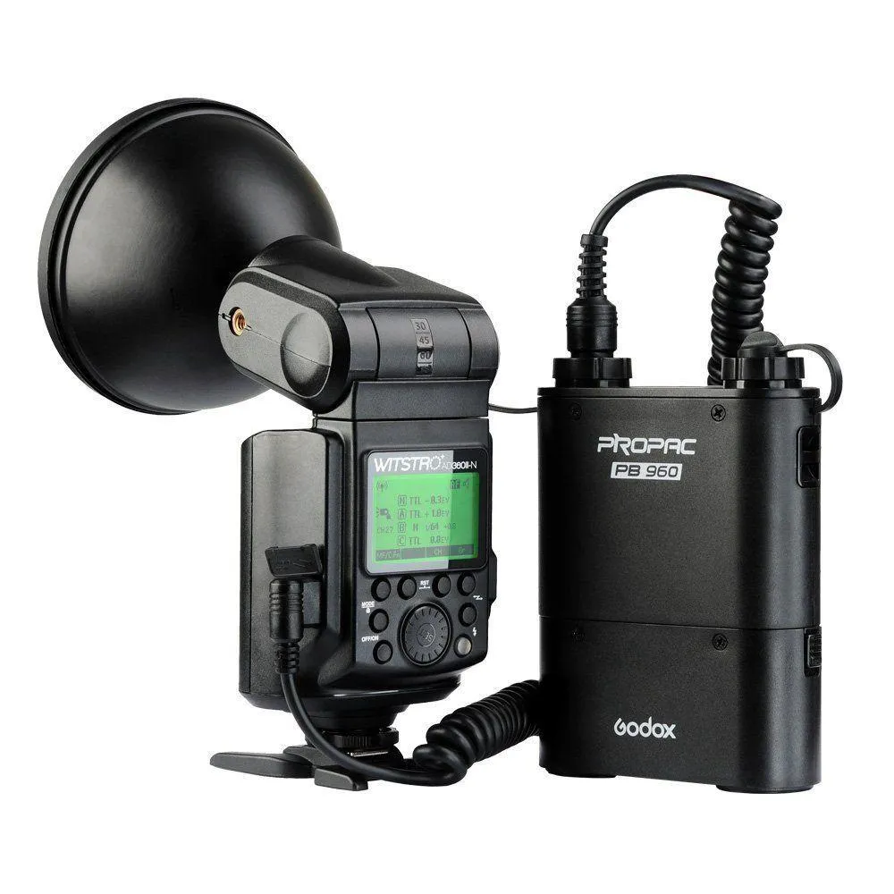 Godox Witstro AD360II-N 300W Cheetah Bare Bulb HSS Flash with PB960 Battery Kit