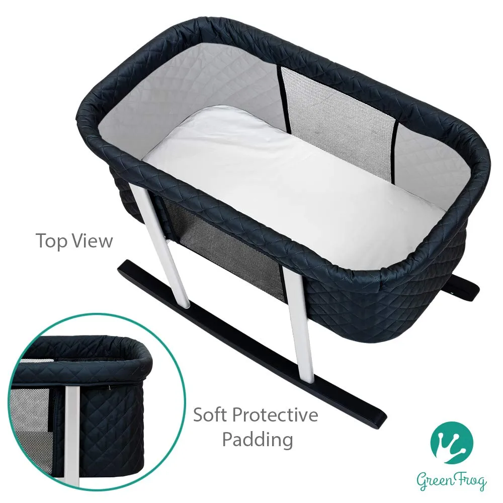 Green Frog Bassinet: Lily Pod Portable Baby Bassinet