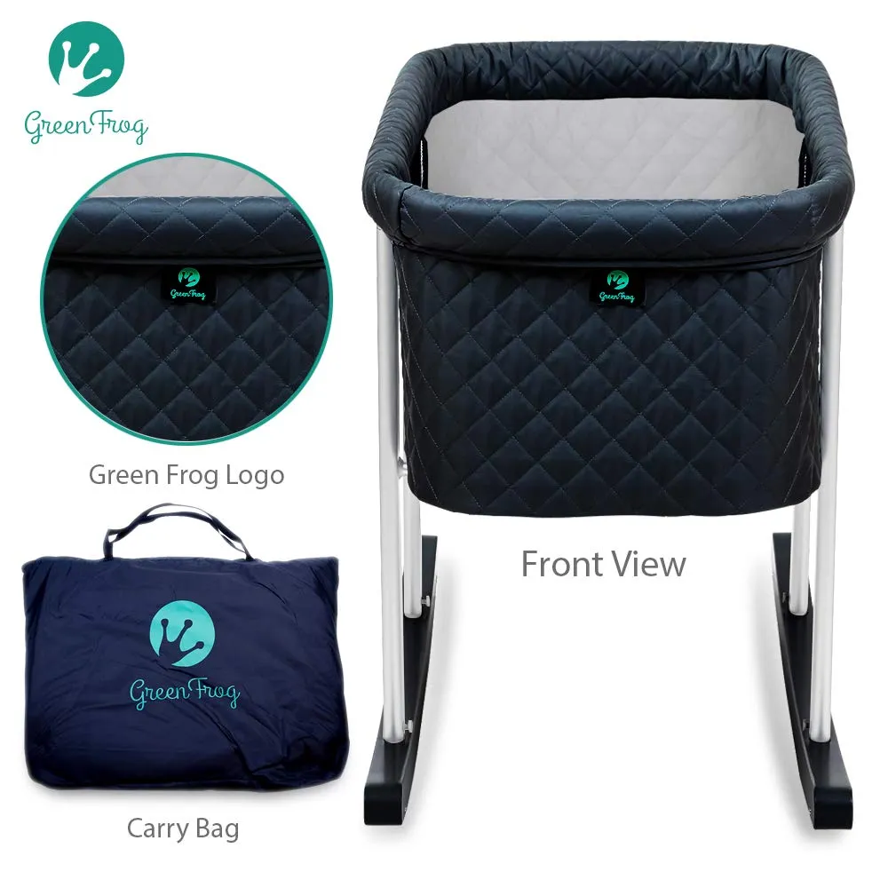 Green Frog Bassinet: Lily Pod Portable Baby Bassinet