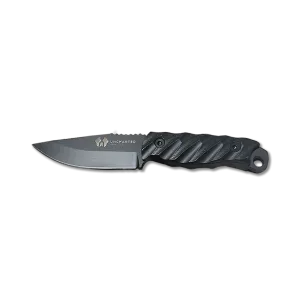 Half Face Blades Crow Jr. Knife | Armor Black