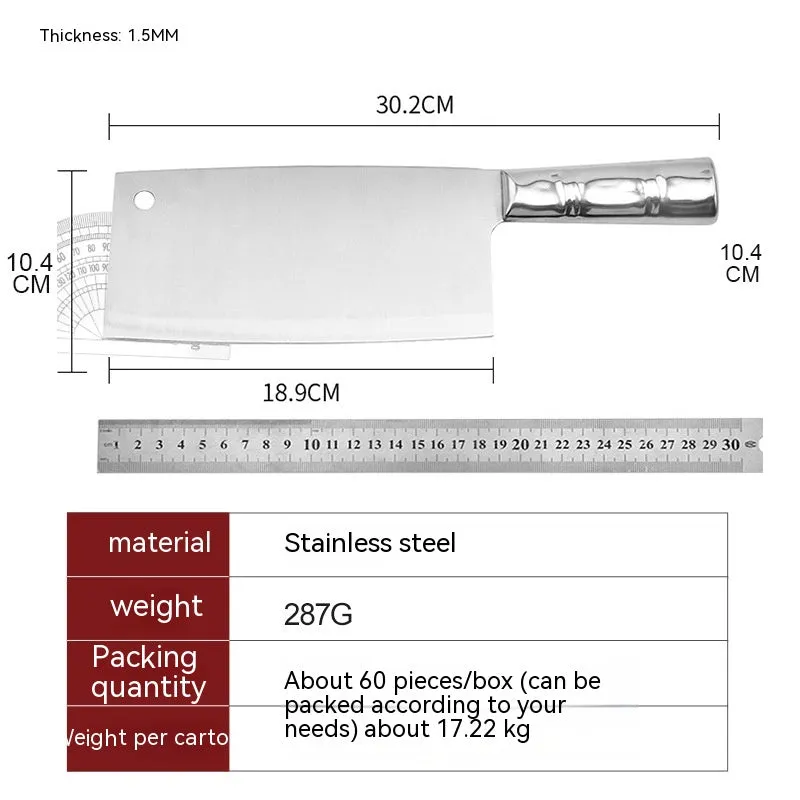 Household Dedicated For Chefs Stainless Steel Kitchen Knives