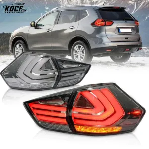 LED Tail Lights For 2014-2019 Nissan Rogue Rear Lamps Assembly