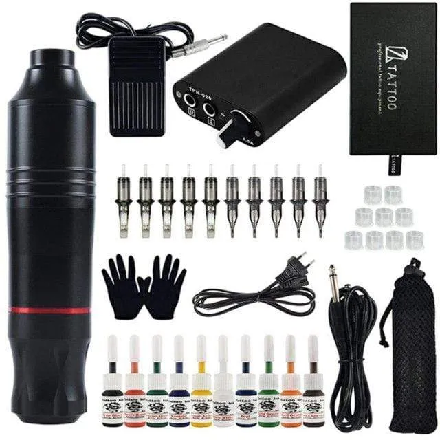 Lightweight and Portable Tattoo Pen Set Rotary Makeup Tattoo Pen Machine Motor Guns for Tattoo