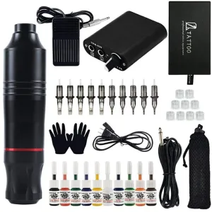 Lightweight and Portable Tattoo Pen Set Rotary Makeup Tattoo Pen Machine Motor Guns for Tattoo