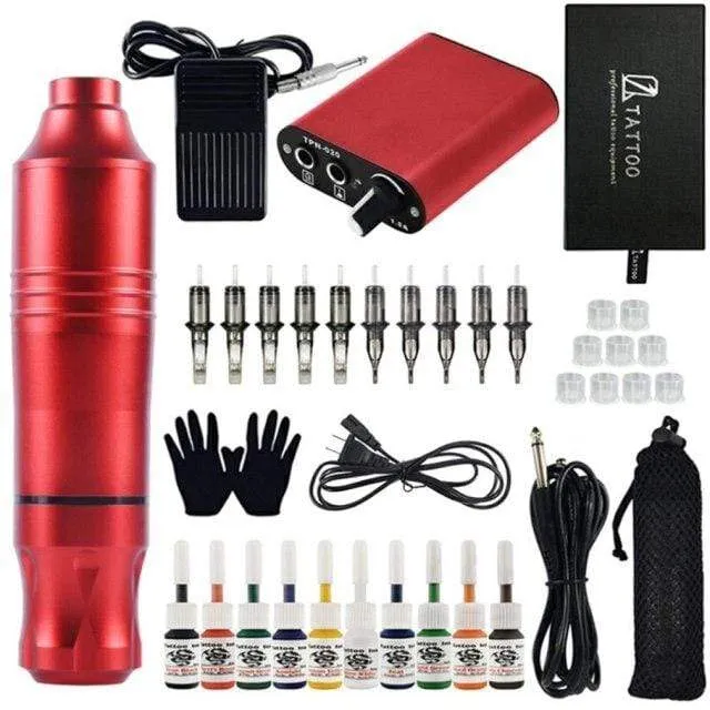 Lightweight and Portable Tattoo Pen Set Rotary Makeup Tattoo Pen Machine Motor Guns for Tattoo