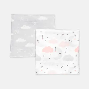 Little Dreamers Organic Muslin Swaddle - Pack of 2