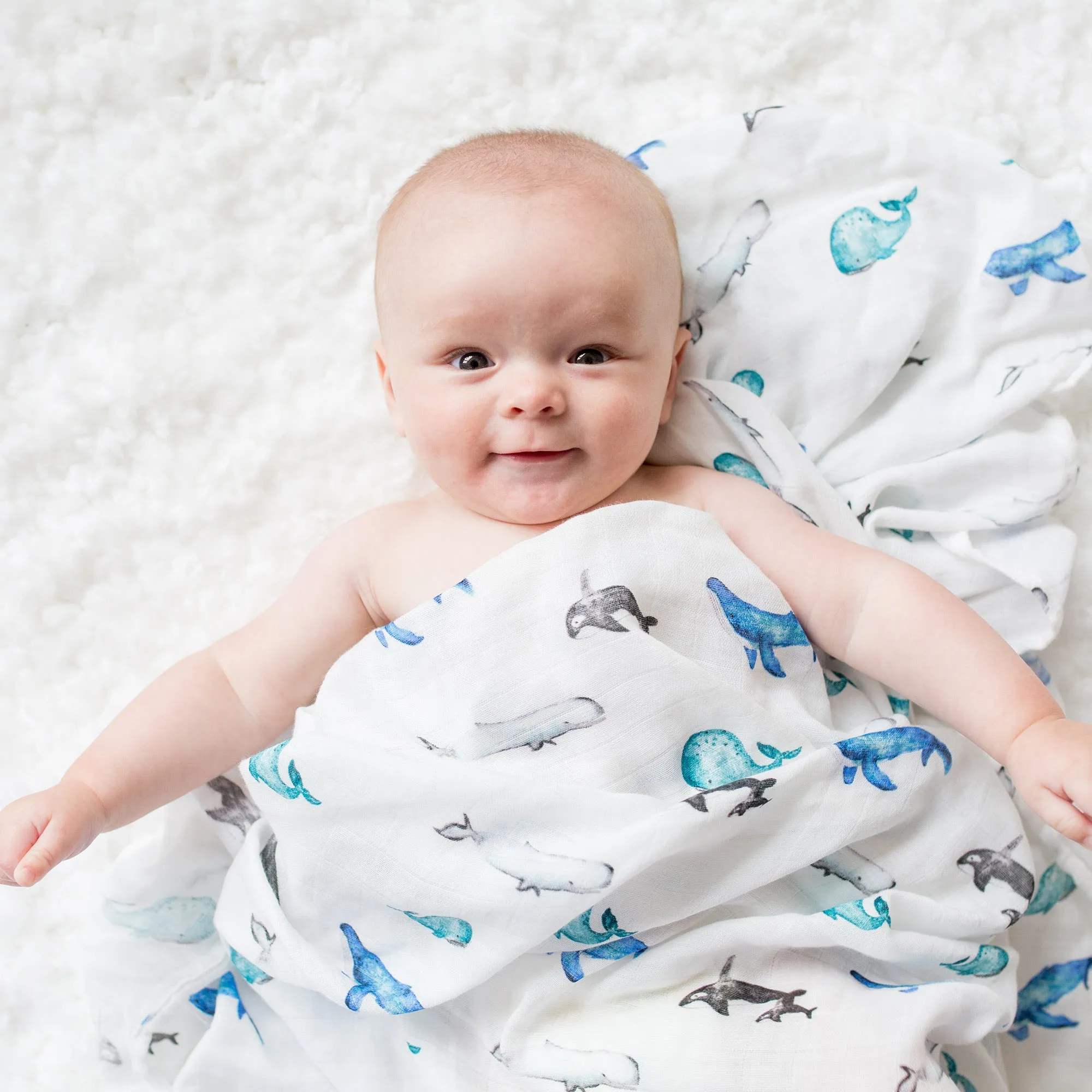 Lulujo - Swaddle Blanket Bamboo Cotton