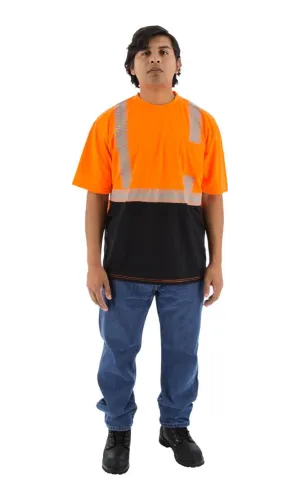 Majestic 75-5216 Safety Short Sleeve Shirt Hi-Vis