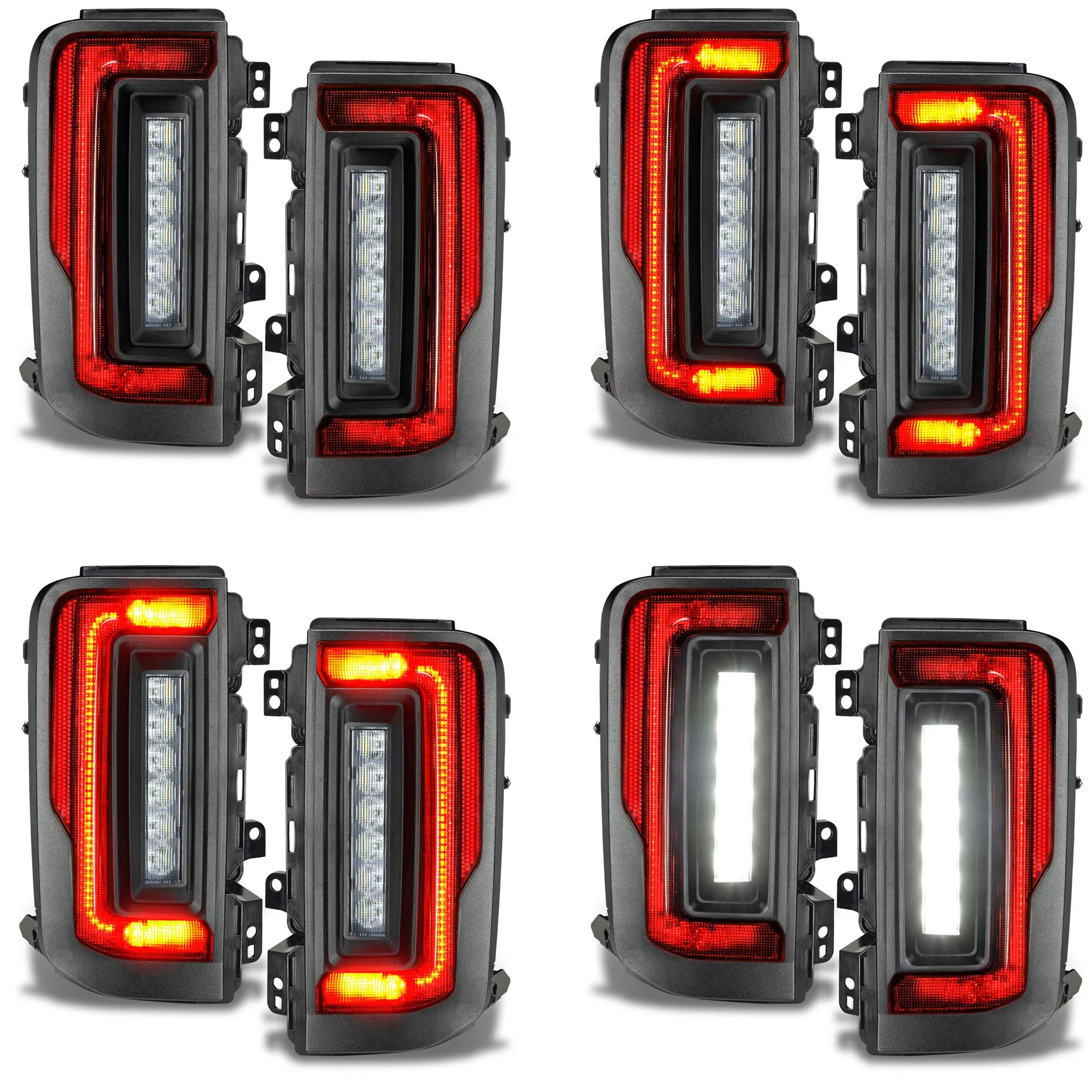 ORACLE Lighting Flush Style (Lensless) LED Tail Lights for 2021-2024 Ford Bronco