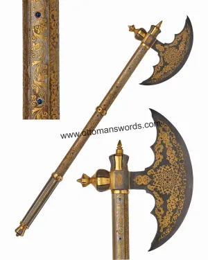 Ottoman Replica Axe Topkapi