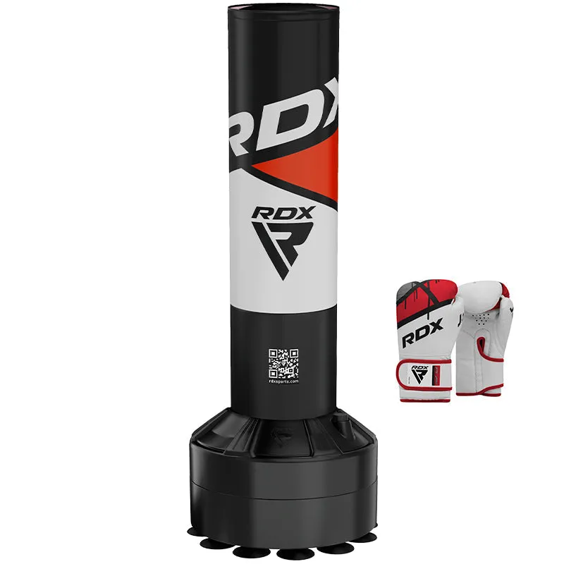 RDX R8 4ft Kids Free Standing Punch Bag With Gloves For Training & Workout Set