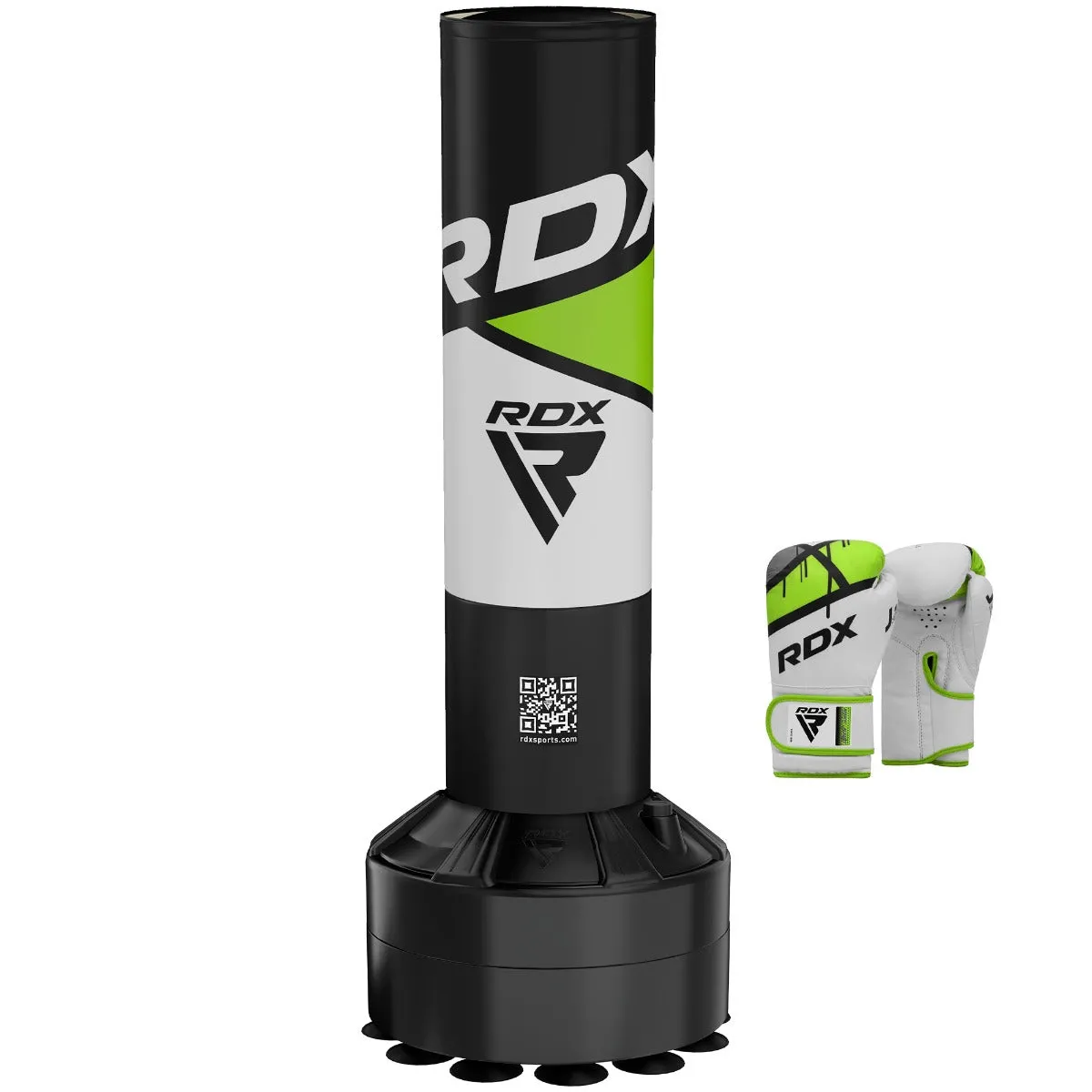 RDX R8 4ft Kids Free Standing Punch Bag With Gloves For Training & Workout Set