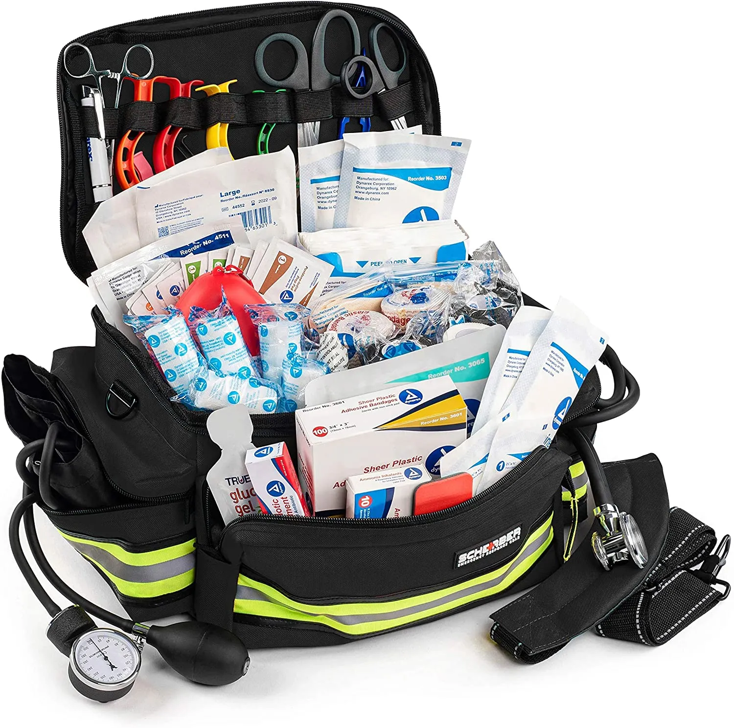 Scherber Basic First Responder Trauma Kit - Fully Stocked