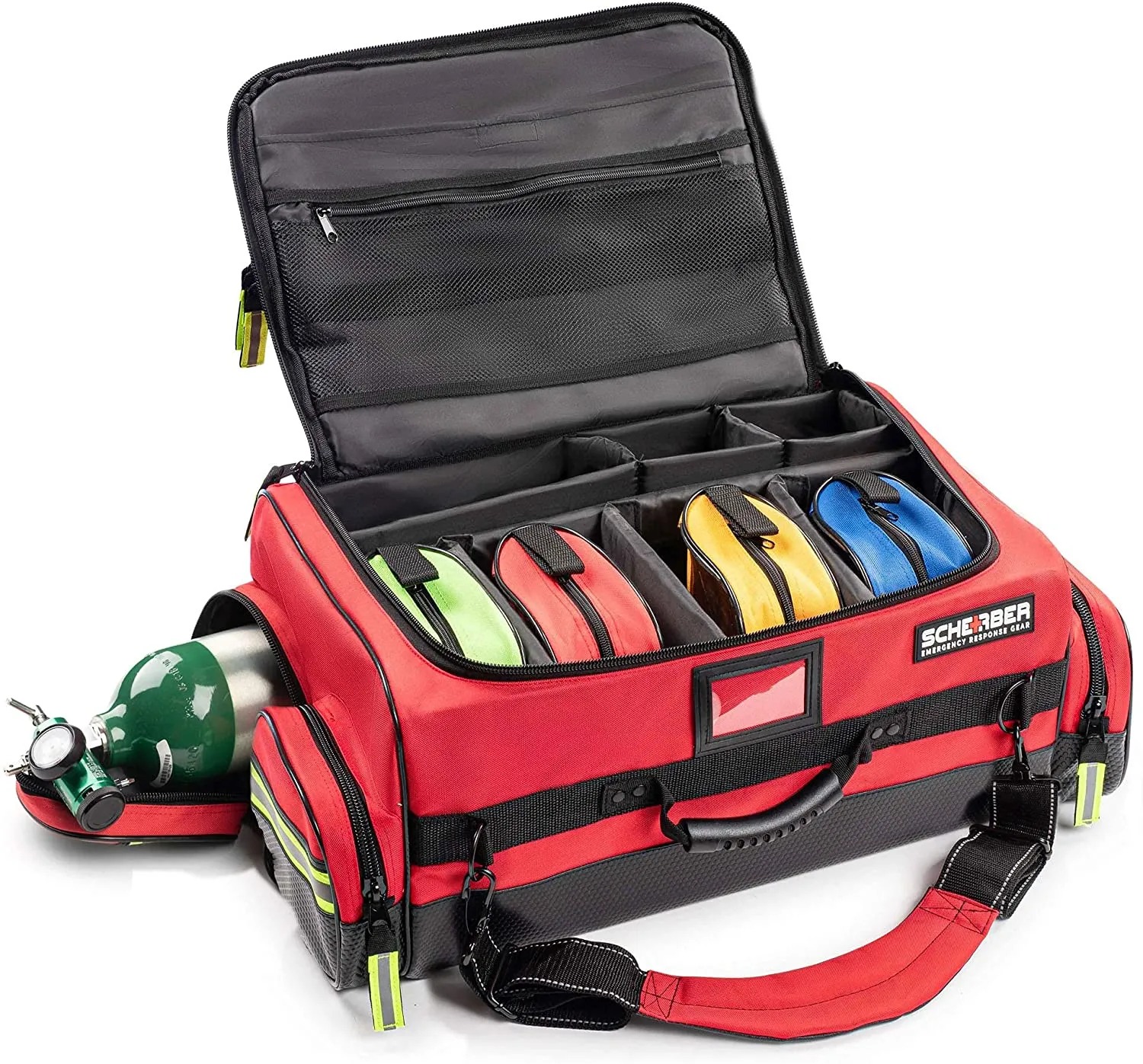 Scherber Ultimate First Responder Trauma kit O2 W/Bleeding Control - Fully Stocked