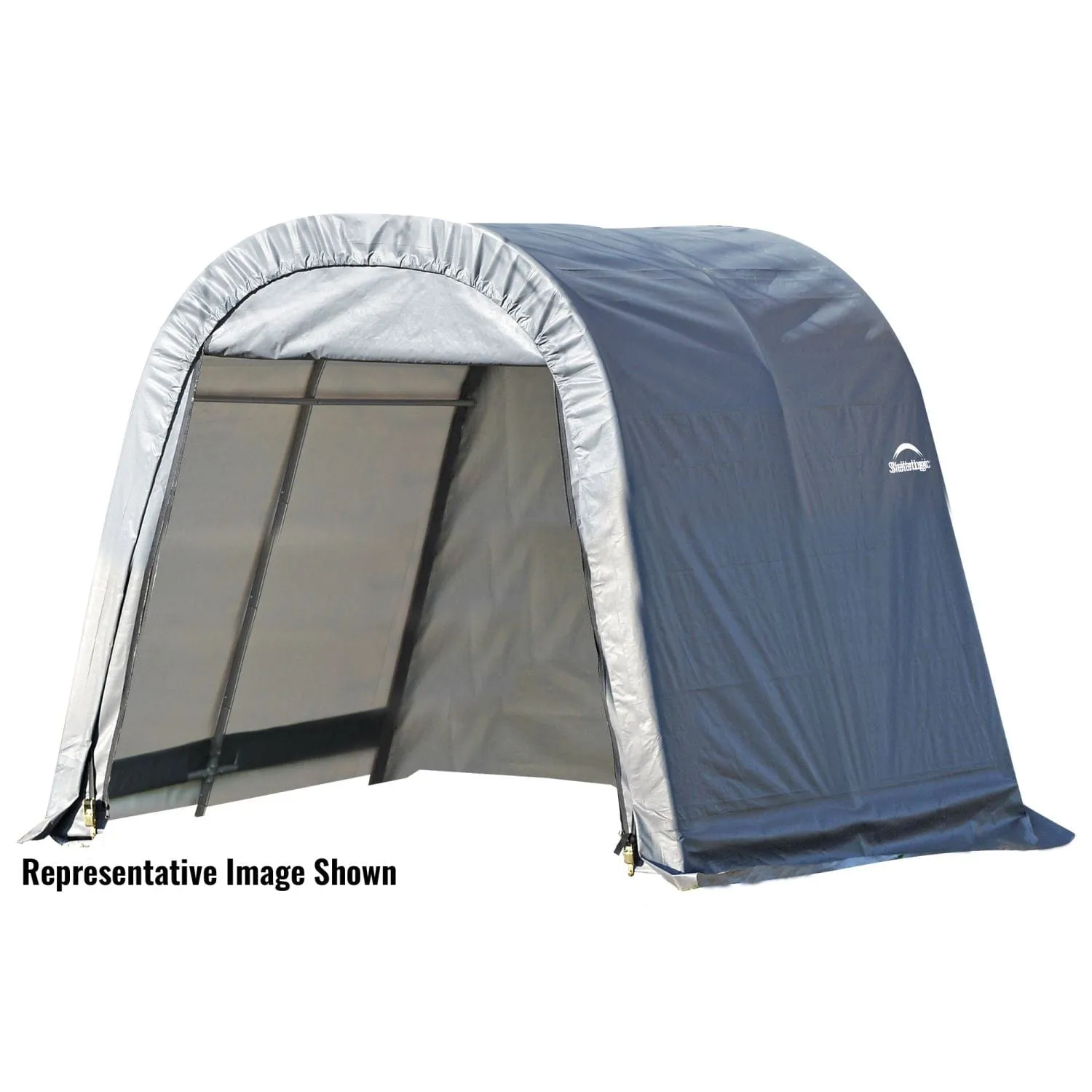 ShelterLogic | ShelterCoat 11 x 8 ft. Wind and Snow Rated Garage Round Gray STD