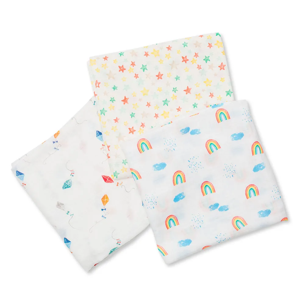 Silky Soft Bamboo Swaddles 3 Pack