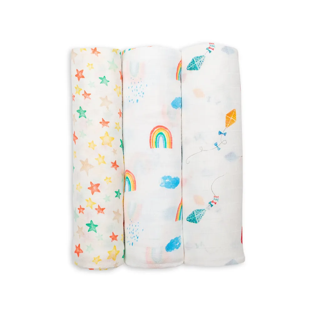 Silky Soft Bamboo Swaddles 3 Pack
