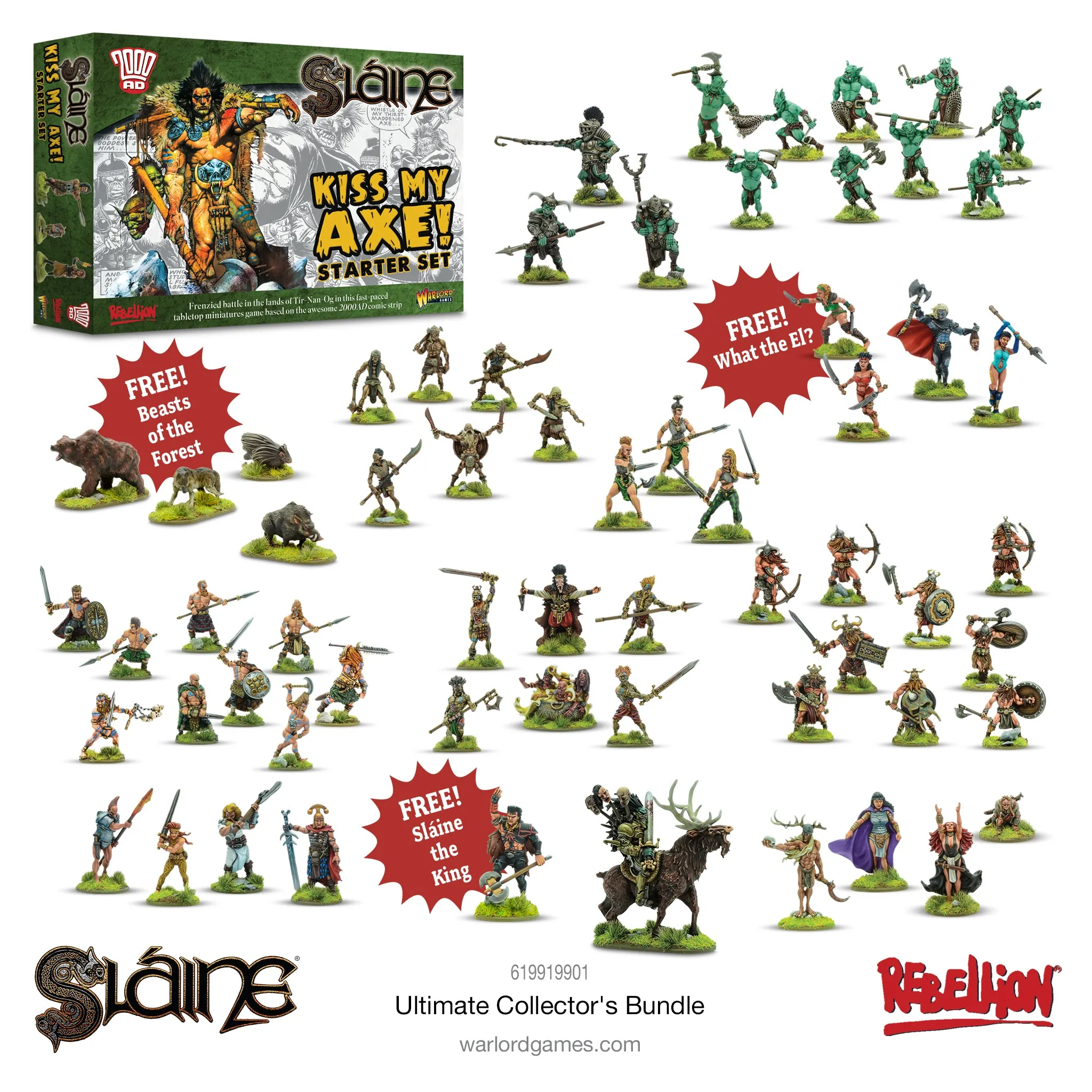 Sláine the Miniatures Game Ultimate Collector's Bundle