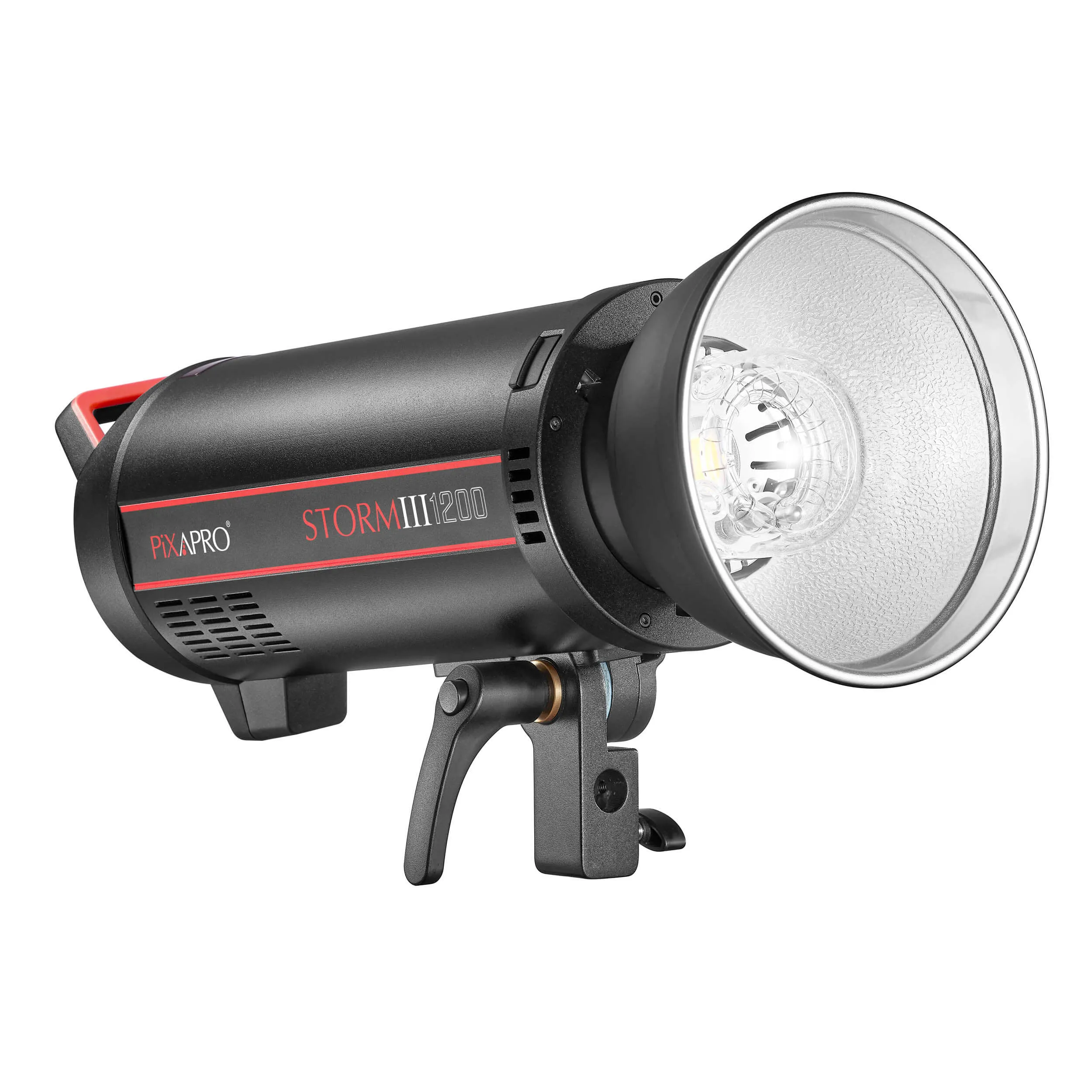 STORM1200III Studio Flash Photography Film Light Three-Boom Head Kit (QT1200 III)