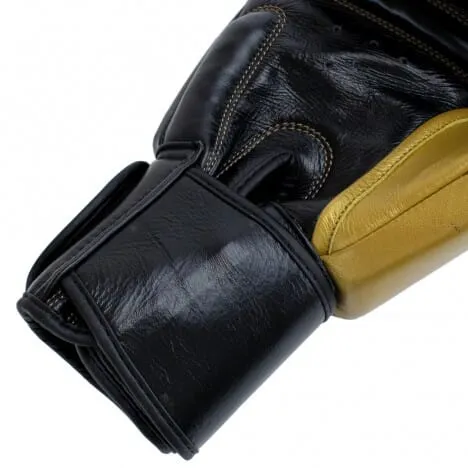 Super Pro Combat Gear Enforcer Leather Kickboxing Gloves