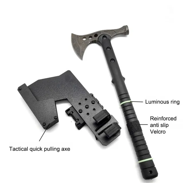 Upgraded! Hunting Emergency Equipment Supplies Edc Hatchets Axes Camping Self-defense Survival Kit First Aid Tool Military Tactical Gear