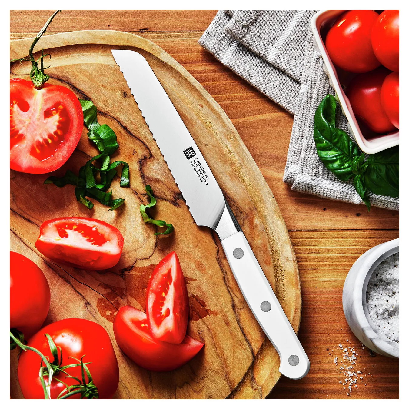 Zwilling Pro Le Blanc 5" Serrated Utility Knife